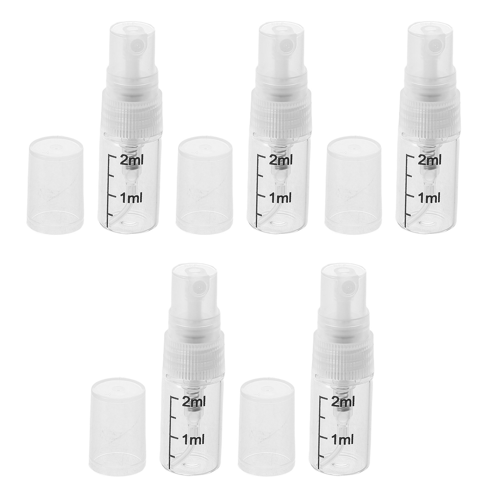 Misting Bottle Fine - 5Pcs Small Glass Spray Bottle Portable