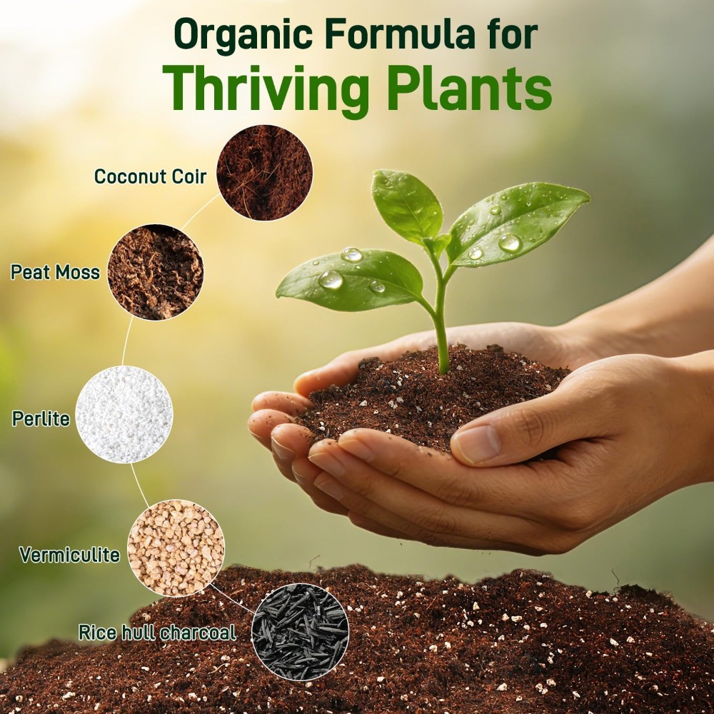 3QT Potting Soil Mix for Indoo - Coco Perlite Mix ulasan dan harga