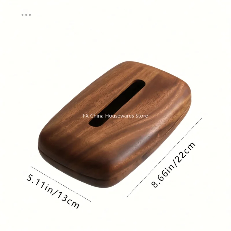 Walnut Wood Tissue Box Cover w - Agar Tissue Culture ulasan dan harga