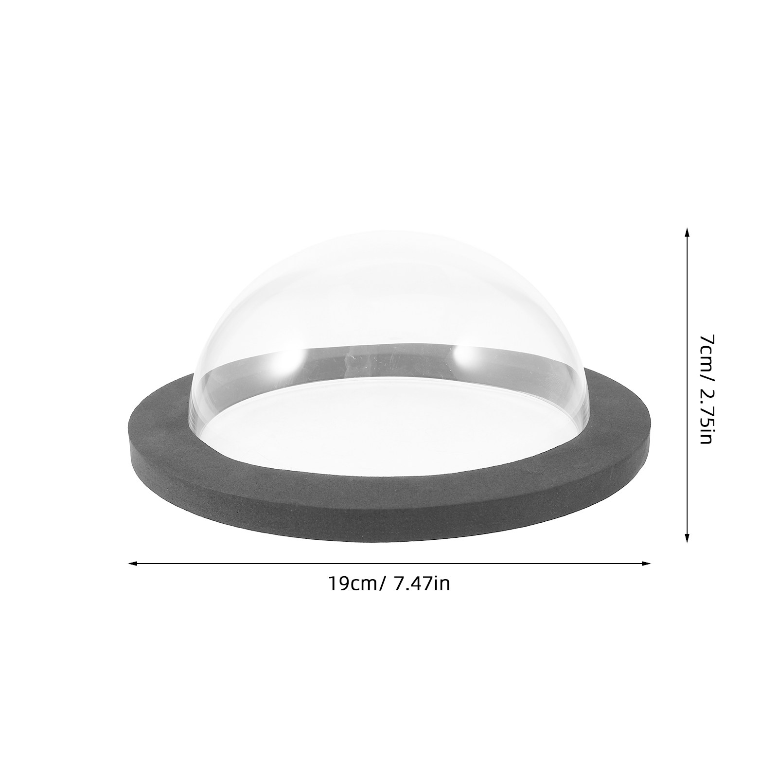Outdoor Decor Fish Dome Pond A - Plastic Dome Clear ulasan dan harga