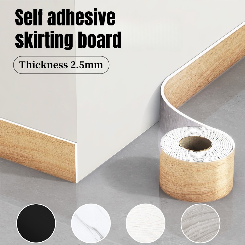 Wood Grain Self-adhesive Skirt - Cutting Board Foam ulasan dan harga