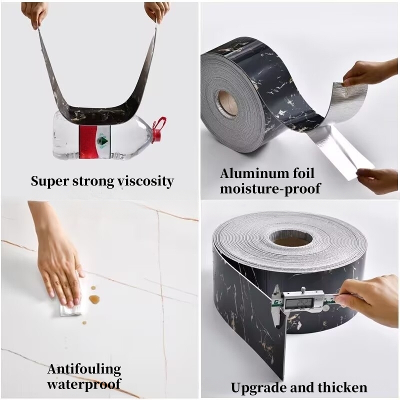 Wood Grain Self-adhesive Skirt - Cutting Board Foam ulasan dan harga