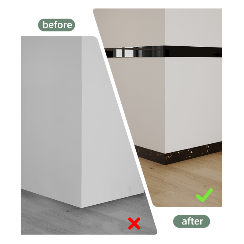 Wood Grain Self-adhesive Skirt - Cutting Board Foam ulasan dan harga