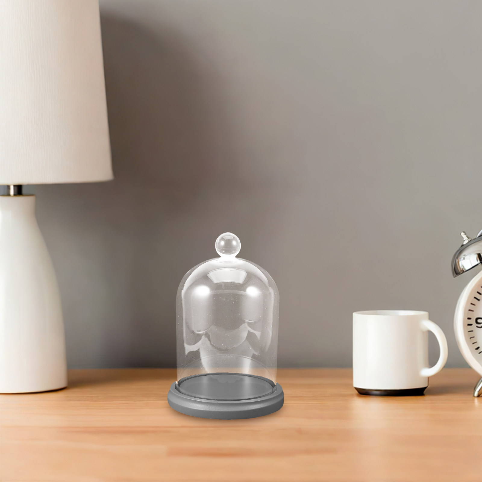 Glass Dome Cloche Bell Jar Cle - Plastic Dome Clear ulasan dan harga
