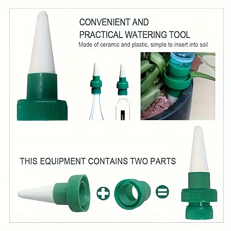4Pcs Automatic Plant Drip Irri - Self Watering Insert ulasan dan harga