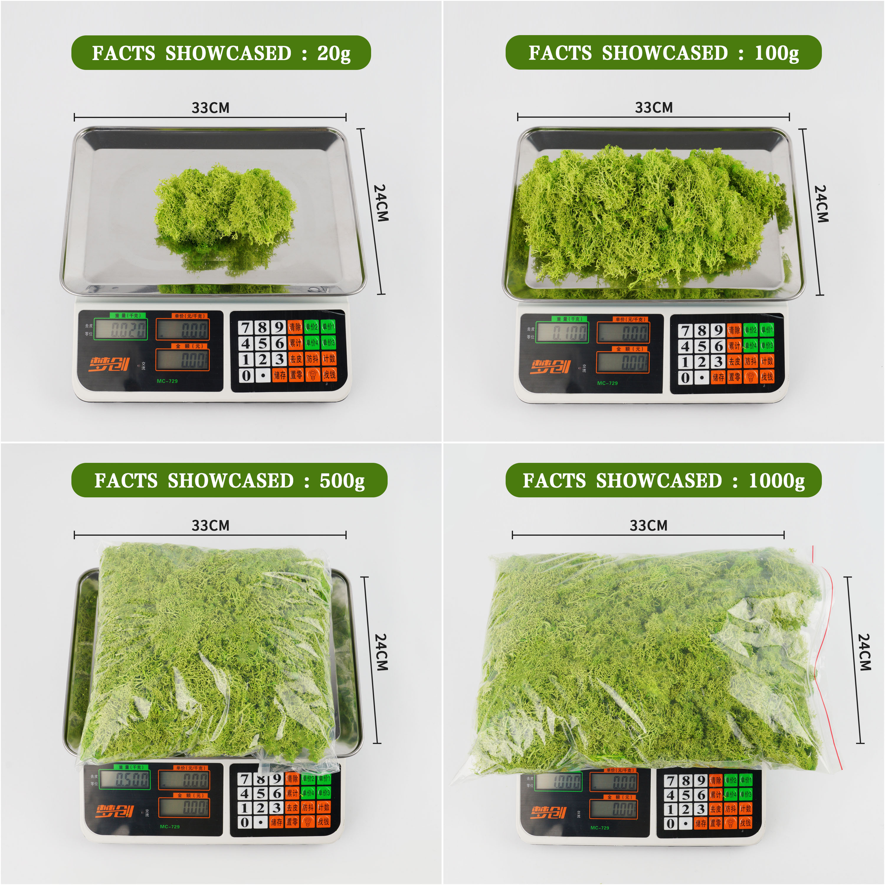 20/80g Eternal Life Moss Grass - Sphagnum Moss Dry ulasan dan harga