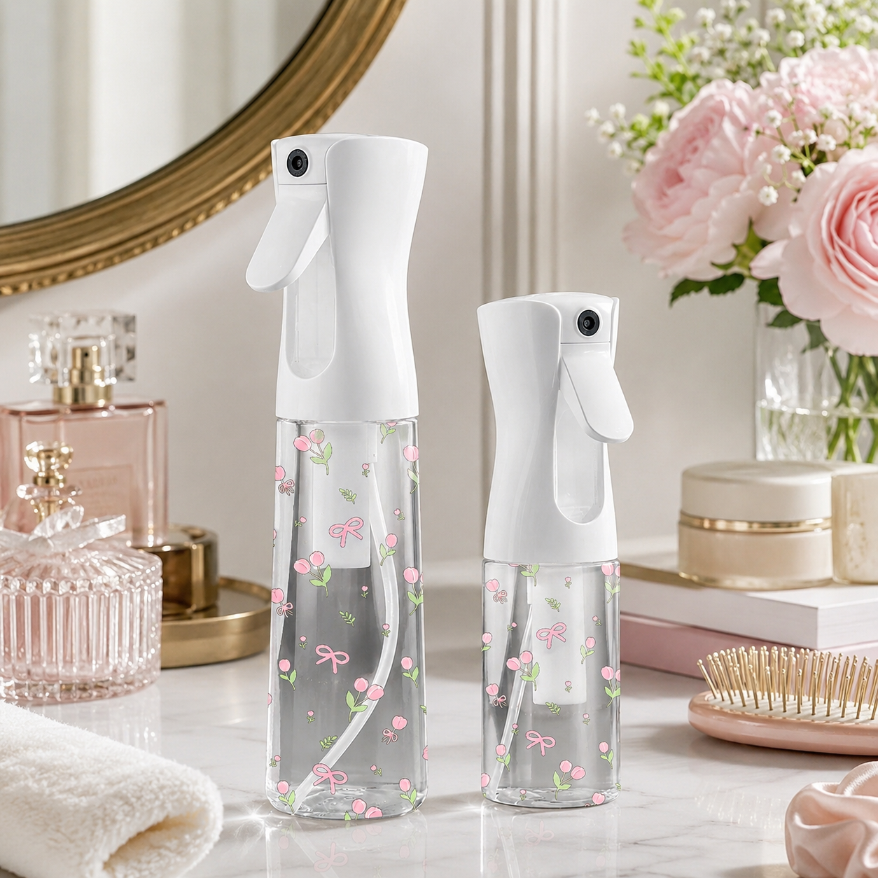 200/300/500ml Cute Floral Cont - Misting Bottle Fine ulasan dan harga