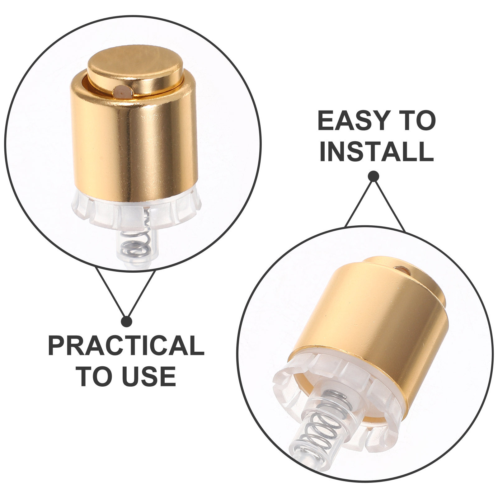 15Pcs Luxury Gold Perfume Spra - Misting Bottle Fine ulasan dan harga