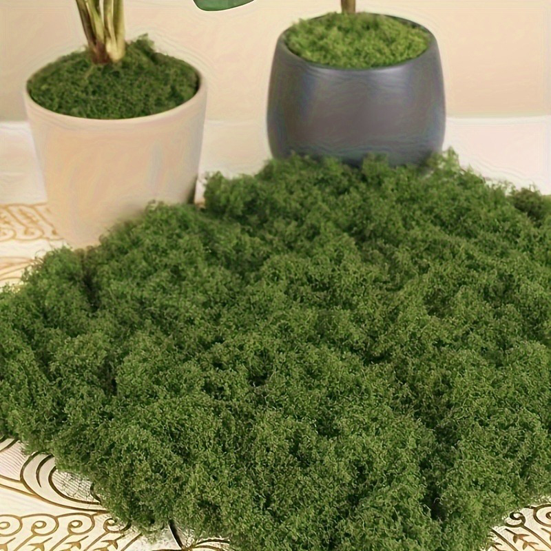 Green Fake Moss DIY Crafts Gra - Sphagnum Moss Dry ulasan dan harga