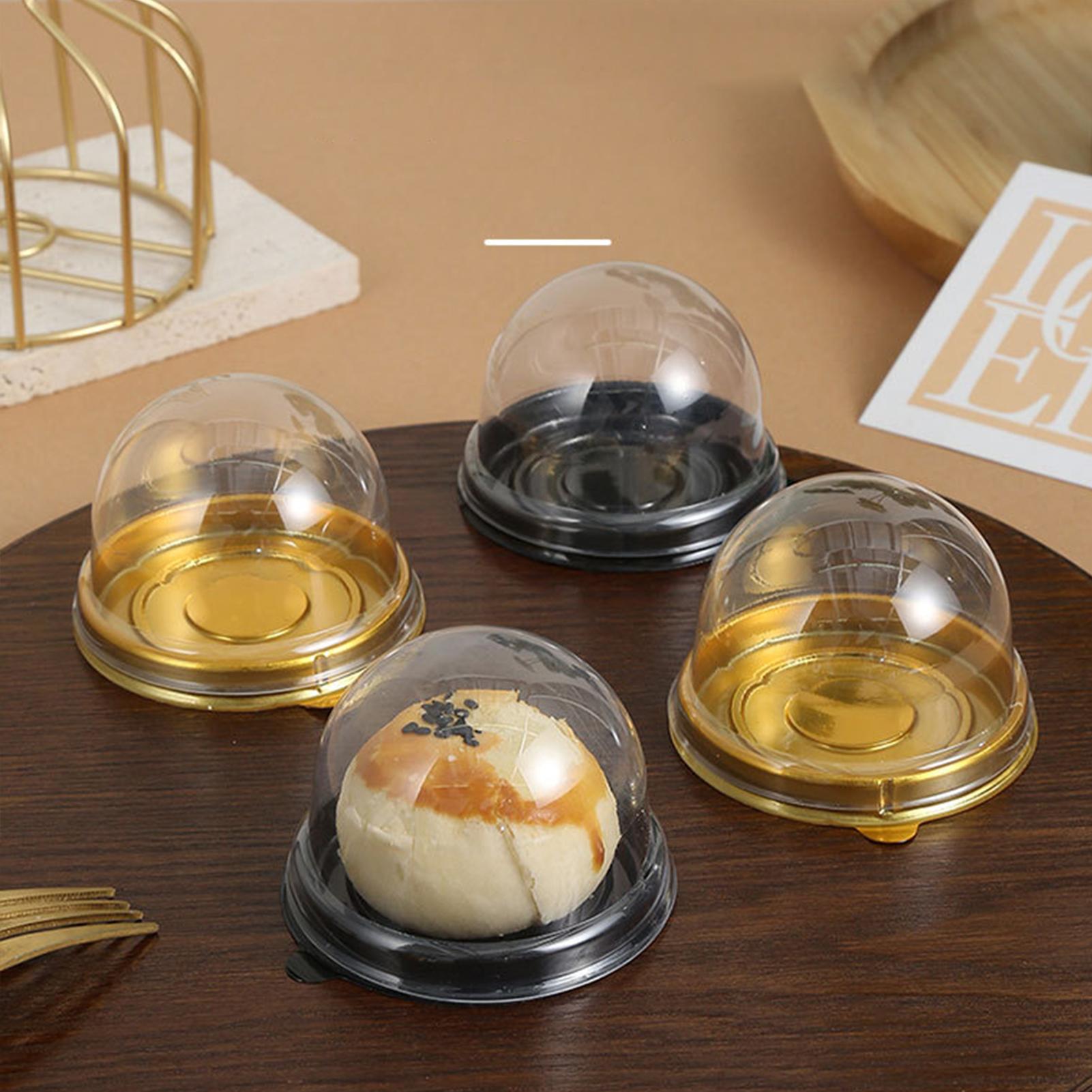 Cupcake Boxes 50pcs Clear Plas - Plastic Dome Clear ulasan dan harga