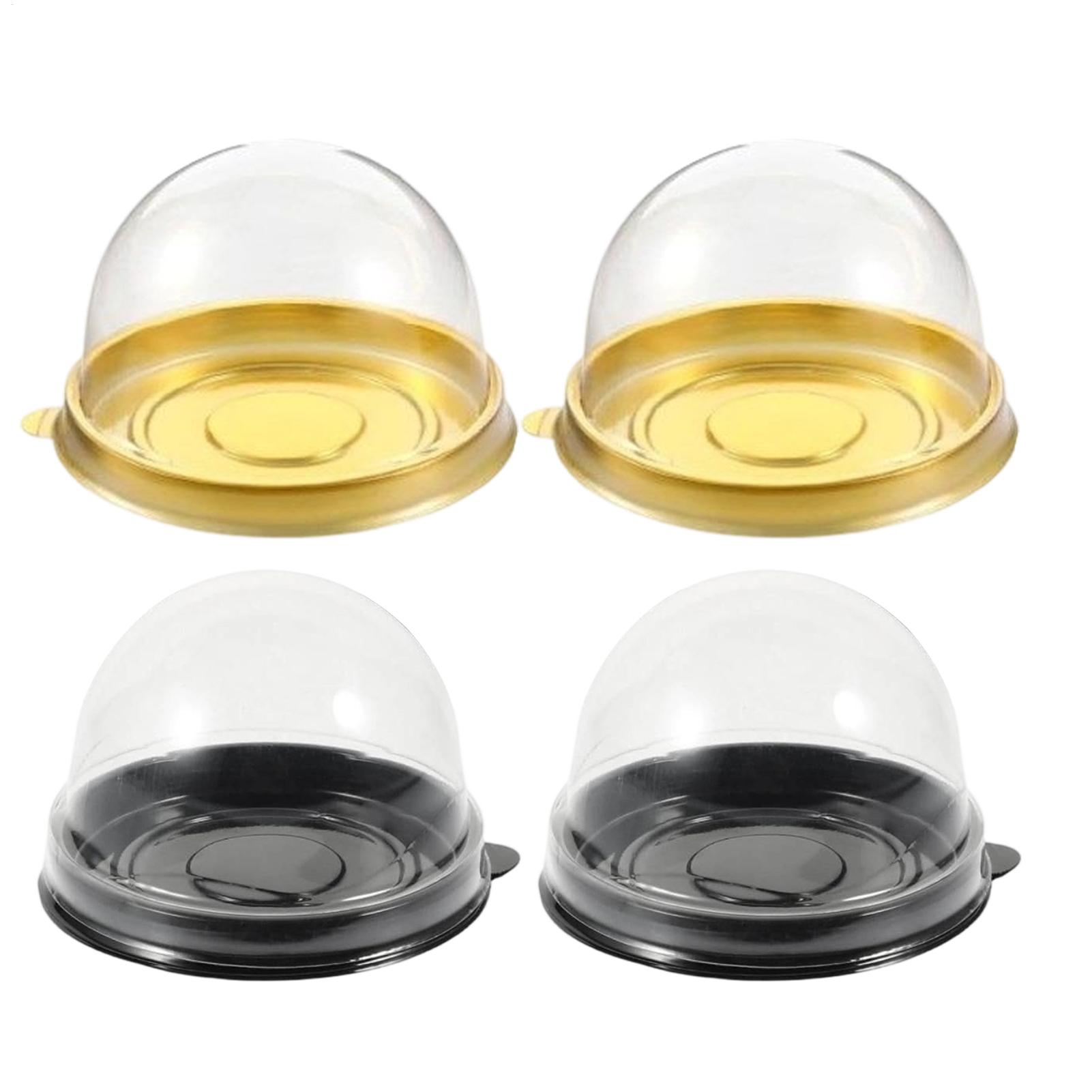 Cupcake Boxes 50pcs Clear Plas - Plastic Dome Clear ulasan dan harga