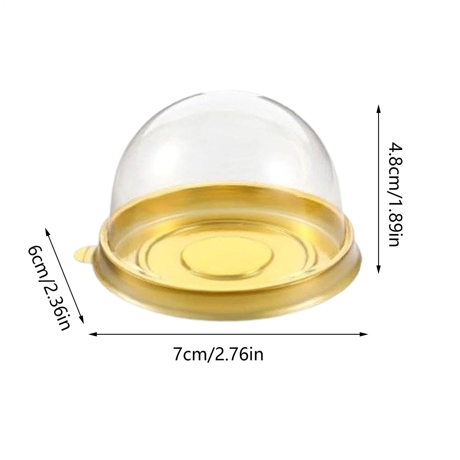 Cupcake Boxes 50pcs Clear Plas - Plastic Dome Clear ulasan dan harga