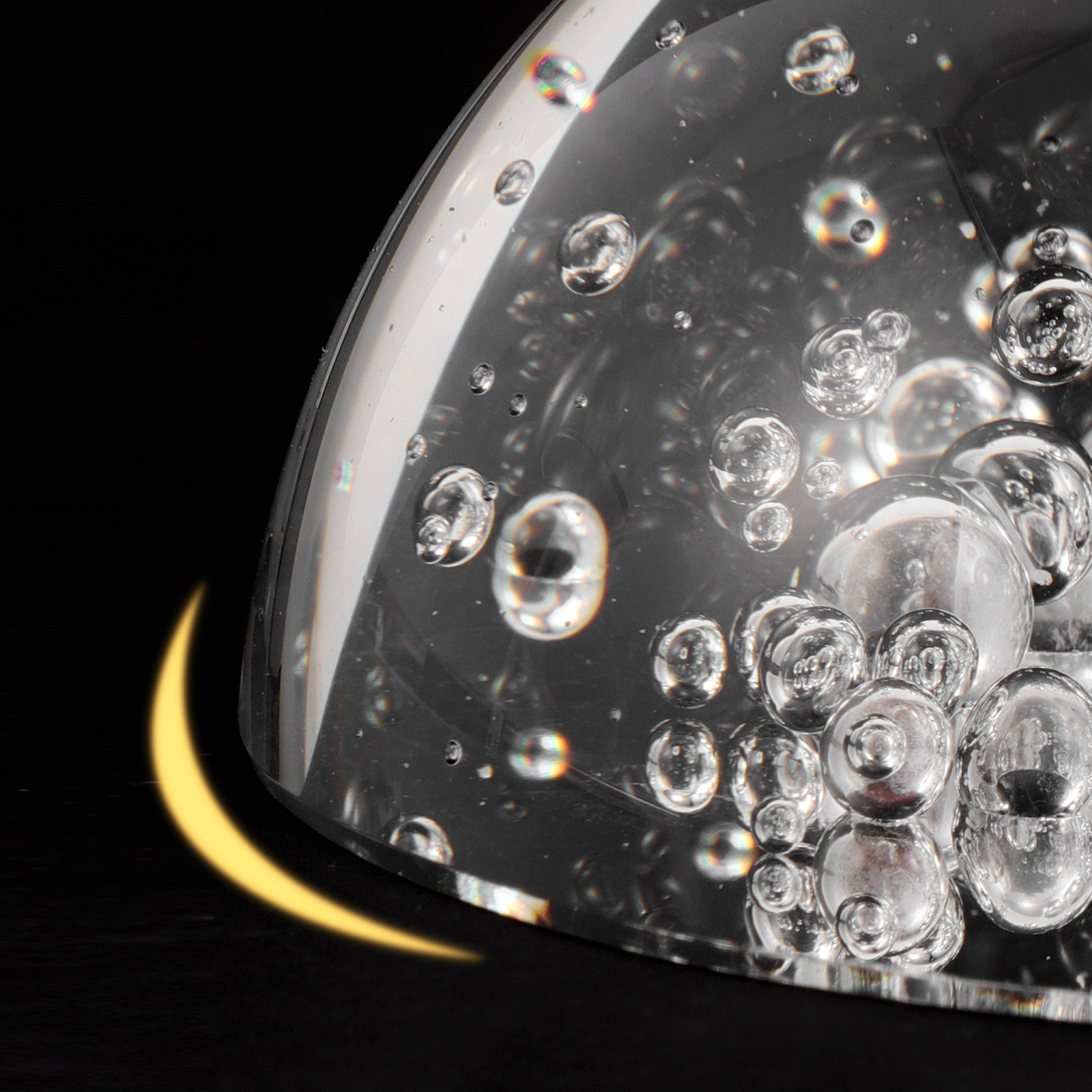 Half Crystal Ball Clear Decora - Plastic Dome Clear ulasan dan harga